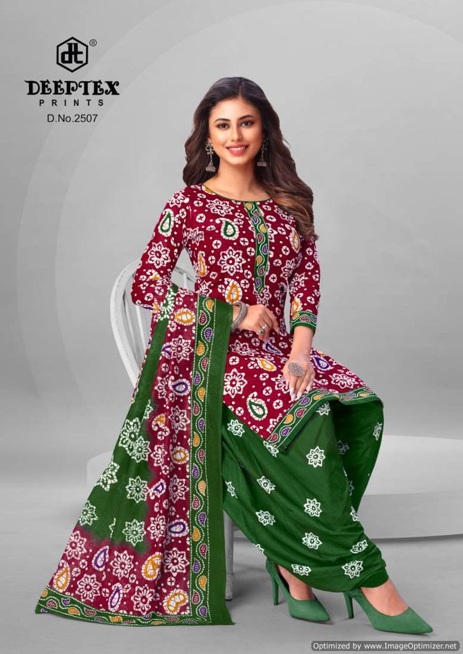 Batic Plus Vol 25 By Deeptex Heavy Cotton Dress Material Wholesale Price In Surat